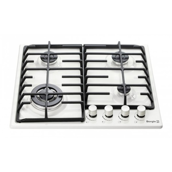 Фото - Варочная панель газовая Borgio 6942-17 FFD White Enamelled