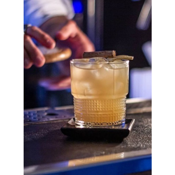 Фото - Набір склянок для віскі Bormioli Rocco Bartender Novecento и графин 7 пр. (122136SS8021990)