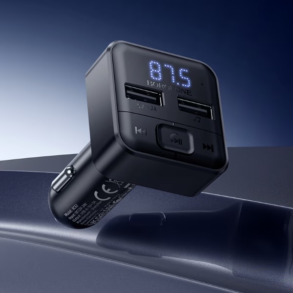 Фото - FM модулятор BOROFONE BC63 Black (6941991126185)