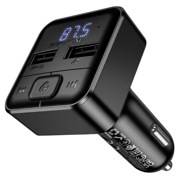 Фото - FM модулятор BOROFONE BC63 Black (6941991126185)