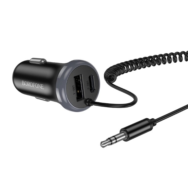 Фото - FM модулятор BOROFONE BC64 Black (6941991126567)