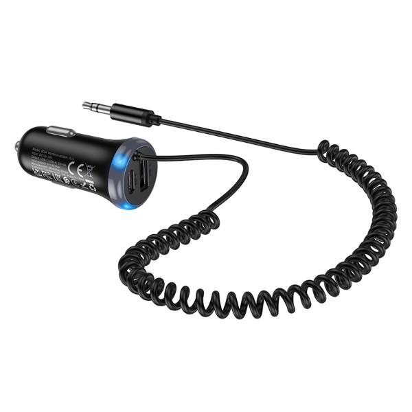 Фото - FM модулятор BOROFONE BC64 Black (6941991126567)