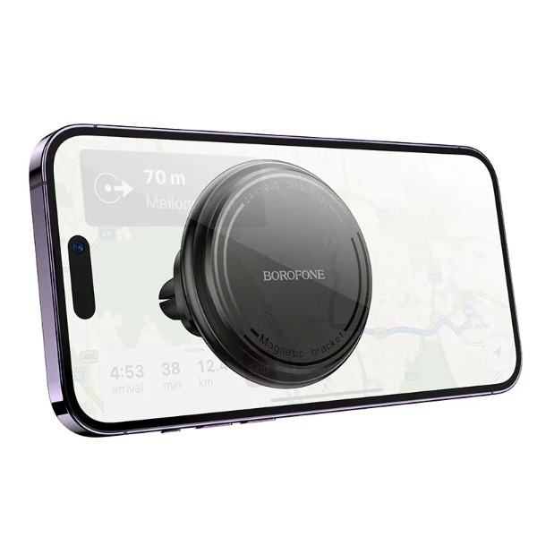 Фото - Автодержатель BOROFONE BH135 Parker ring magnetic car holder(air outlet) (6941991121401)