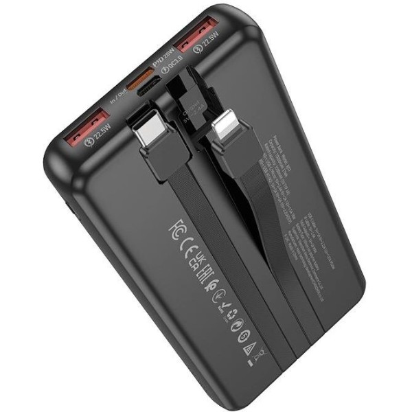Фото - Батарея мобильная BOROFONE BJ57 Graceful 22.5W+PD20W 10000mAh Black (6941991111846)
