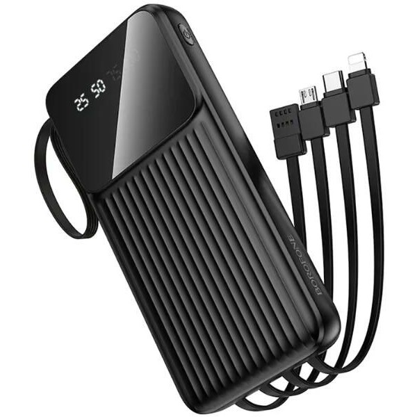 Фото - Батарея мобильная BOROFONE BJ76 10000mAh Black (6941991120046)