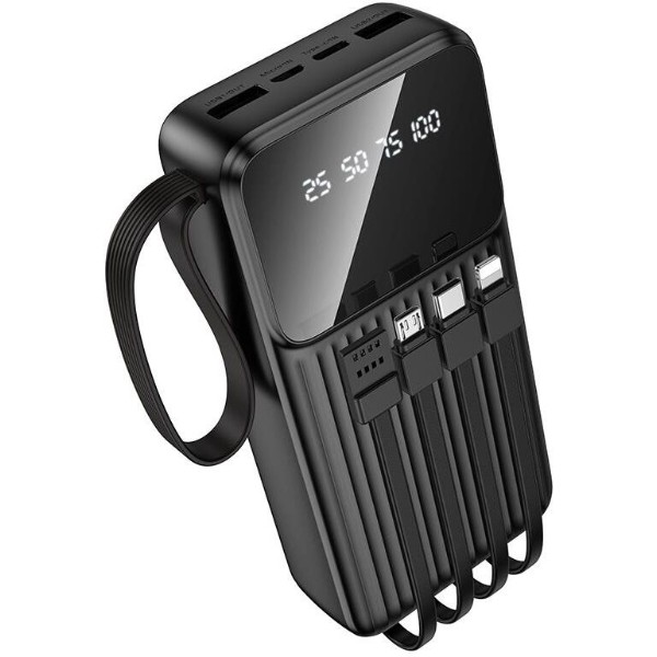 Фото - Батарея мобильная BOROFONE BJ76A 20000mAh Black (6941991120053)