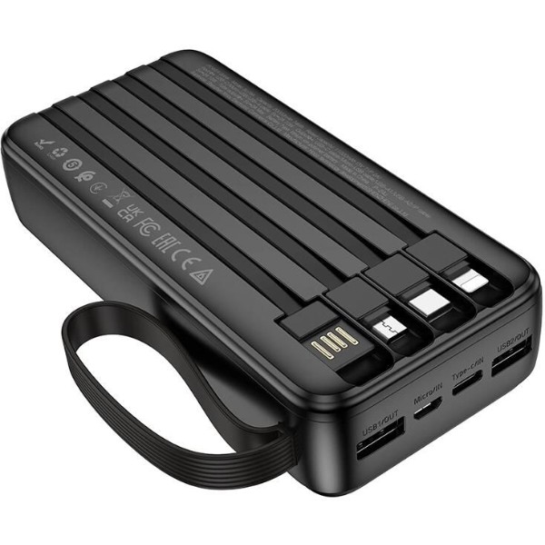 Фото - Батарея мобильная BOROFONE BJ76A 20000mAh Black (6941991120053)