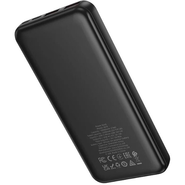 Фото - Батарея мобильная BOROFONE BJ78 10000mAh Black (6941991121470)