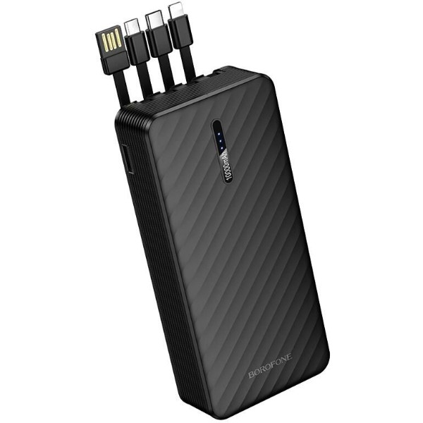 Фото - Батарея мобильная BOROFONE BJ84A 20000mAh Black (6941991126178)