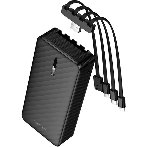 Фото - Батарея мобильная BOROFONE BJ84A 20000mAh Black (6941991126178)