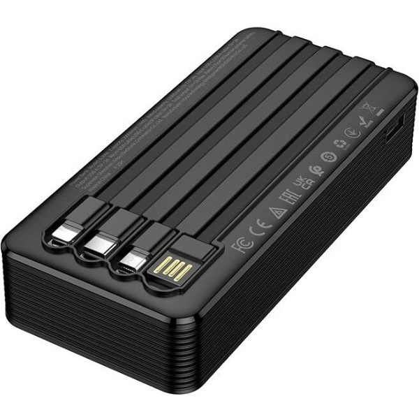 Фото - Батарея мобильная BOROFONE BJ84A 20000mAh Black (6941991126178)