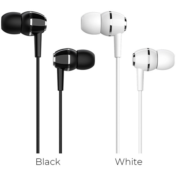 Фото - Навушники вкладиші дротові BOROFONE BM36 Acura Universal earphones with mic Black (6931474709691)