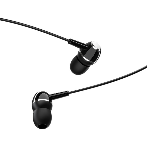 Фото - Навушники вкладиші дротові BOROFONE BM36 Acura Universal earphones with mic Black (6931474709691)
