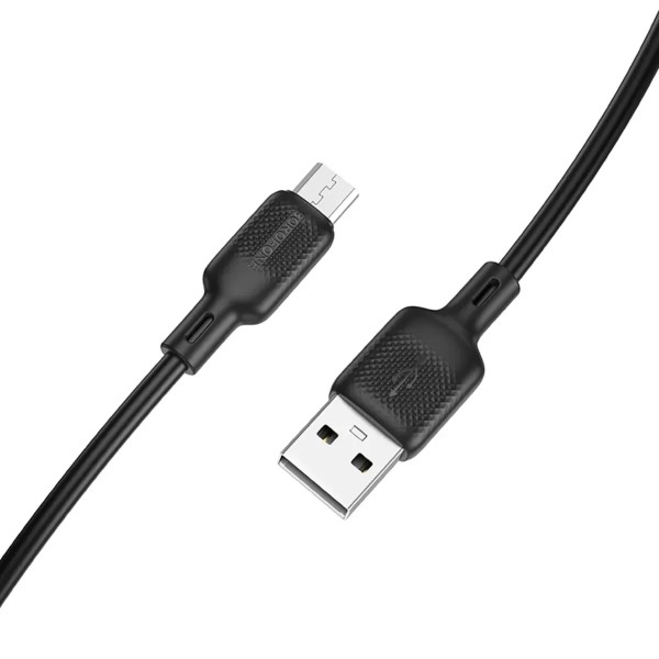 Фото - Кабель BOROFONE BX113 2m Black (6941991115493)