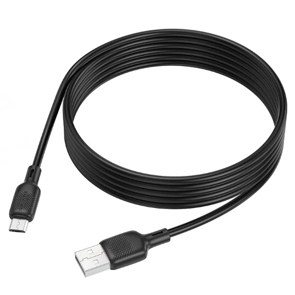 Фото - Кабель BOROFONE BX113 2m Black (6941991115493)
