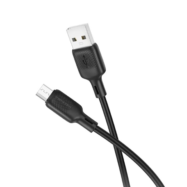 Фото - Кабель BOROFONE BX113 2m Black (6941991115493)