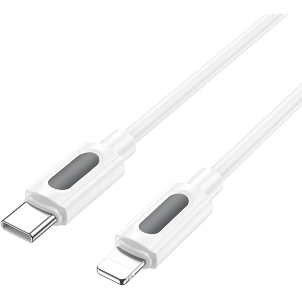 Фото - Кабель BOROFONE BX114 Structure PD iP White (6941991116834) Фото - Кабель BOROFONE BX114 Structure PD iP White (6941991116834)