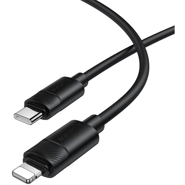 Фото - Кабель BOROFONE BX123 Leya PD30W iP Black (6941991124174)