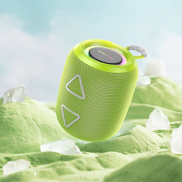Фото - Портативная акустика BOROFONE BR36 Lucy sports BT speaker Green (6941991104381)