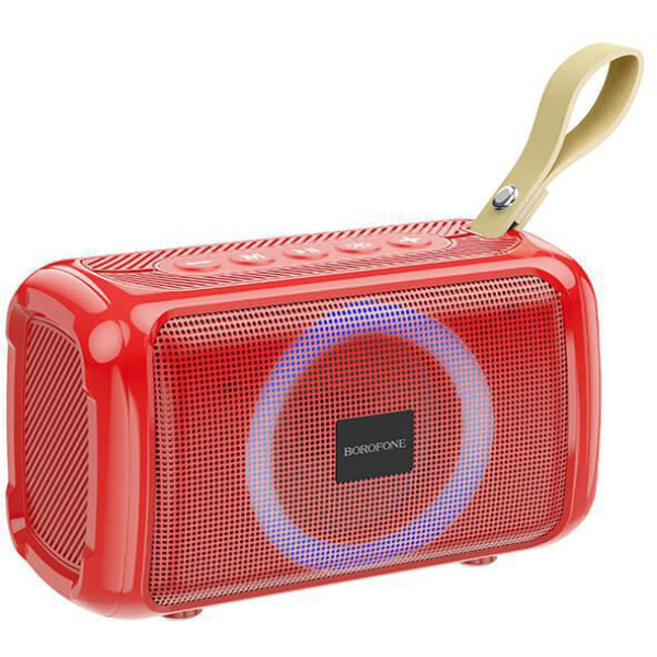 Фото - Портативна акустика BOROFONE BR17 Cool sports wireless speaker Red (6974443380750)