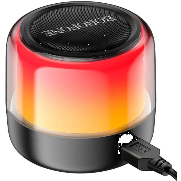 Фото - Портативна акустика BOROFONE BP12 Colorful BT wired 2-in-1 computer speaker Black (6974443387179)