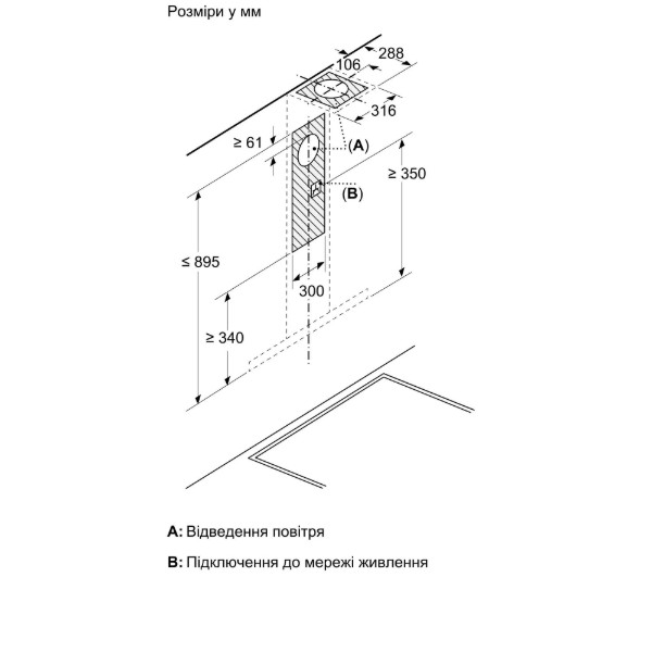 Фото - Вытяжка декоративная Bosch DWB97DN30