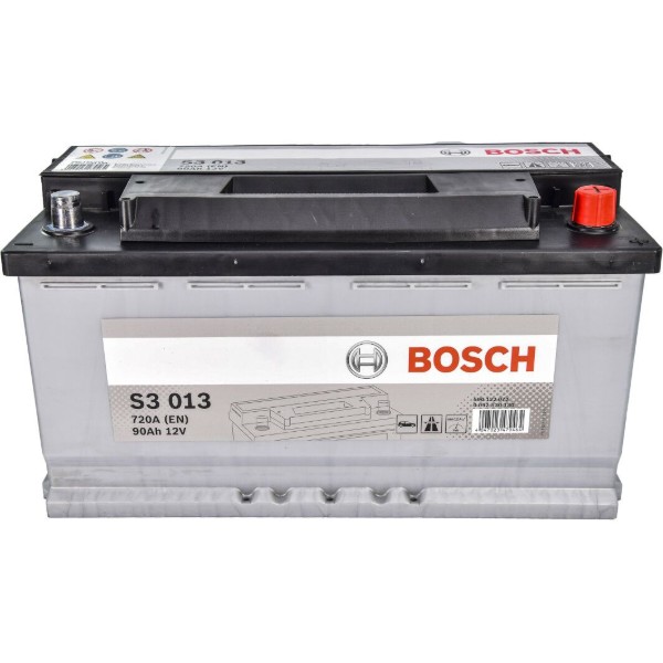 Фото - Автомобільний акумулятор Bosch S3 12В 90Аг 720А R+ (0 092 S30 130)
