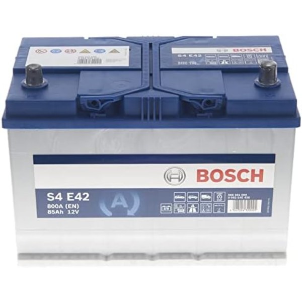 Фото - Автомобільний акумулятор Bosch S4 12В 85Аг 800А R+ (0 092 S4E 420)