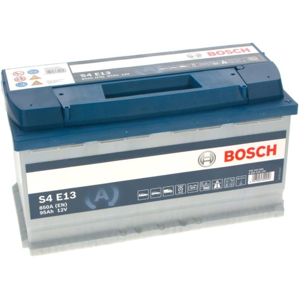 Фото - Автомобільний акумулятор Bosch S4 12В 95Аг 850А R+ (0 092 S4E 130)