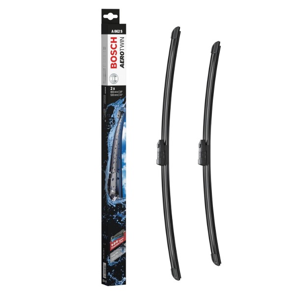 Фото - Щітка склоочисника Bosch Aerotwin безкаркасний комплект 600/530мм (3 397 007 862)