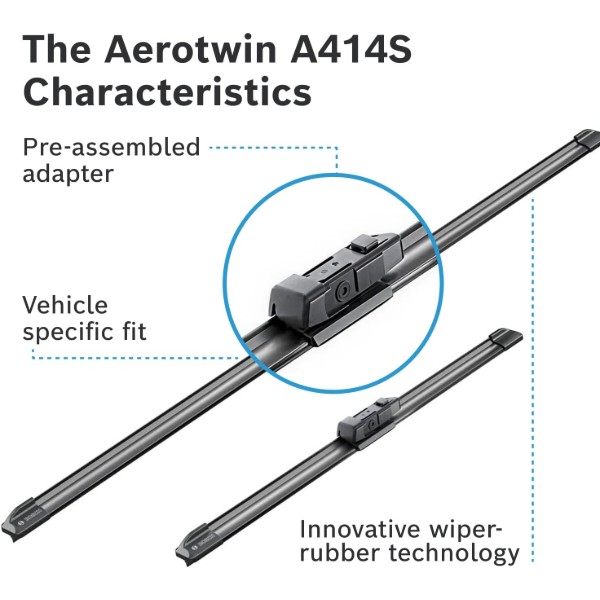 Фото - Щетка стеклоочистителя Bosch Aerotwin бескаркасный комплект 650/400мм (3 397 007 414)