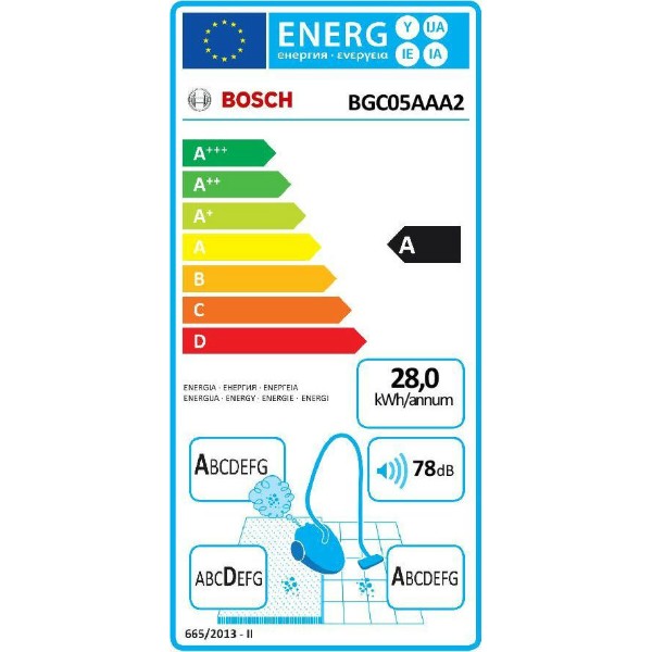 Фото - Пилосос для сухого прибирання без мішка Bosch BGC05AAA2
