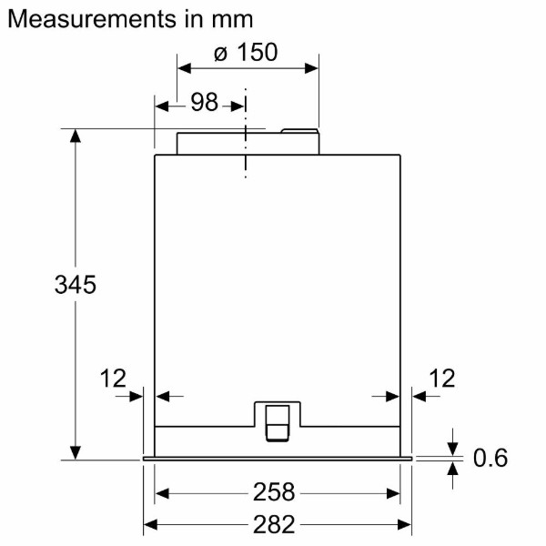 Фото - Витяжка вбудована Bosch DLN56AC60