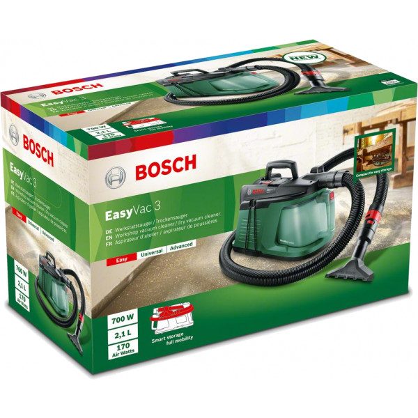 Фото - Пылесос для сухой уборки с мешком Bosch EasyVac 3 (0.603.3D1.000)