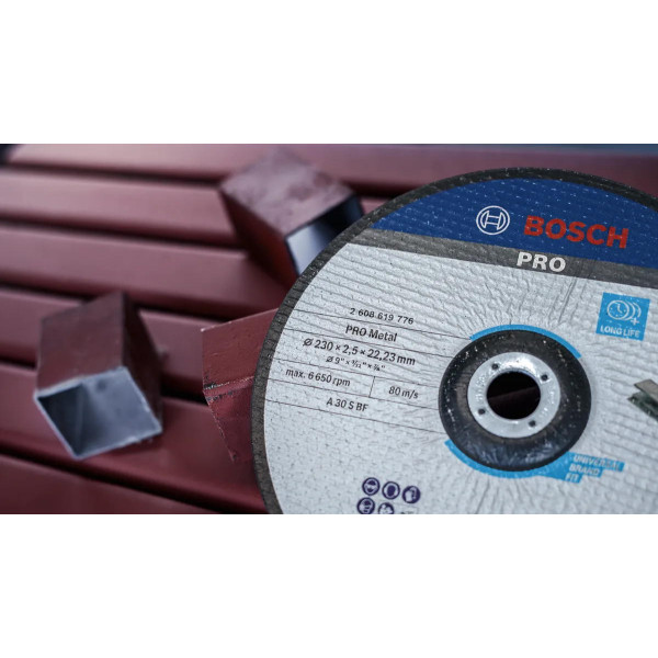 Фото - Круг відрізний по металу Bosch Professional 180x3x22.23 мм (2.608.603.167)