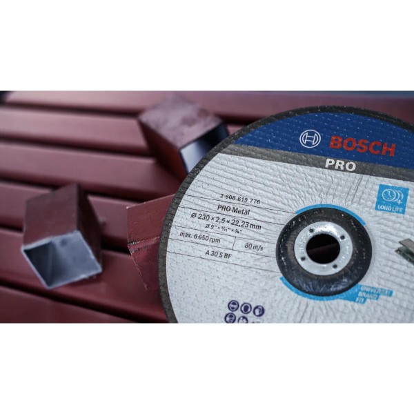Фото - Круг відрізний по металу Bosch Professional 230x3x22.23 мм (2.608.603.168)