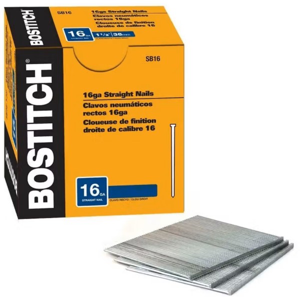 Фото - Цвяхи Bostitch тип SB16 25х3.0 мм 5000 шт. (SB16-1.00)