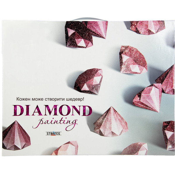 Фото - Алмазний живопис Strateg 
Тропічна гармонія 30х30 см (HEE16328)