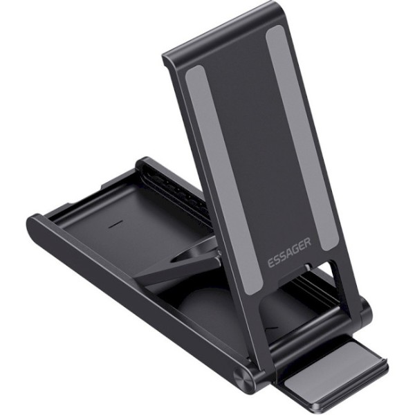Фото - Підставка для мобільного пристрою Essager Moonlight Box Desk Stand Black (EZJZM-YGBH01-Z)