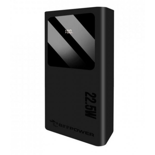 Фото - Батарея мобільна BeePower Power Bank BP-20PD 20000mAh 22.5W PD USB-C + 2xUSB 3.0 Black (BP-20PD B)