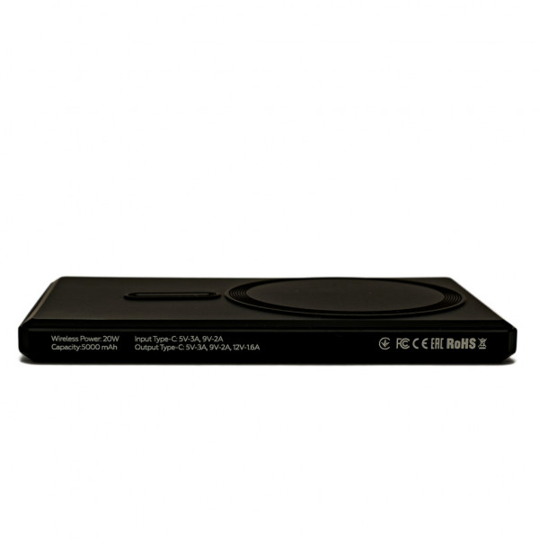 Фото - Батарея мобильная Be Phone K5 5000 mAh MagSafe Black 15W (BP-K5-BK)