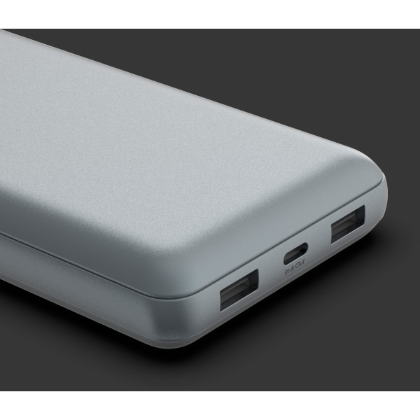 Фото - Батарея мобільна Belkin 10000мА·год, 15Вт, 2хUSB-A/USB-C Gray (BPB011BTGY)