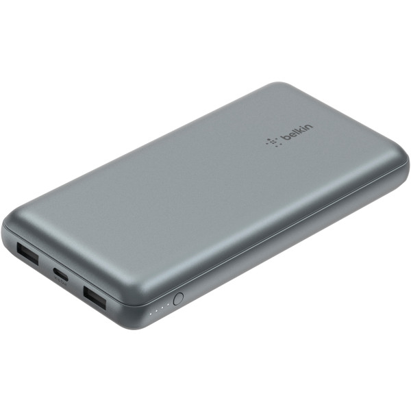 Фото - Батарея мобільна Belkin 20000мА·год, 15Вт, 2хUSB-A/USB-C Gray (BPB012BTGY)