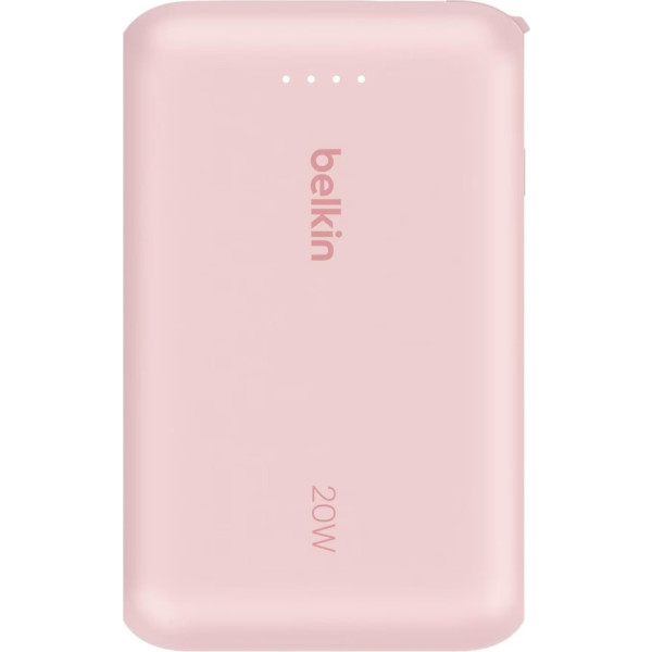 Фото - Батарея мобільна Belkin 10000мА·год, 20Вт  USB-C Pink (BPB021HQPK)