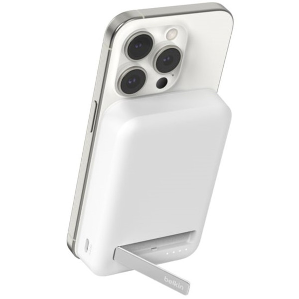 Фото - Батарея мобільна Belkin 8000мА·год, 15Вт, MagSafe Qi2 White (BPD007BTWH)