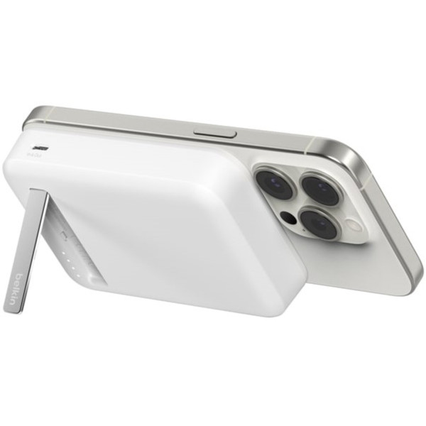 Фото - Батарея мобільна Belkin 8000мА·год, 15Вт, MagSafe Qi2 White (BPD007BTWH)