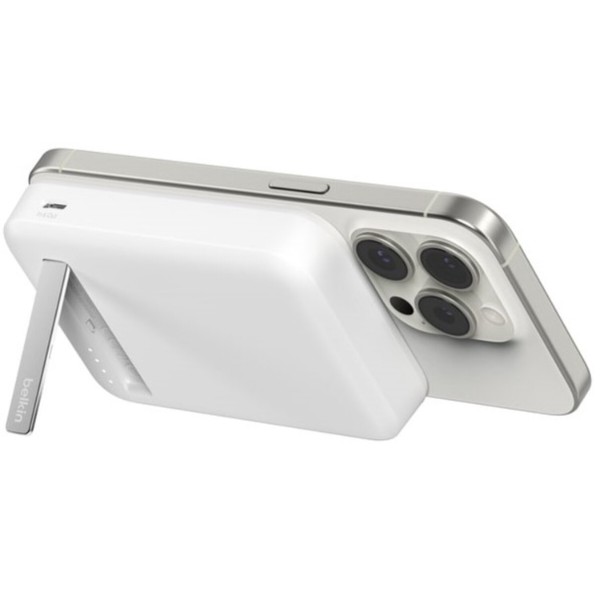 Фото - Батарея мобільна Belkin 10000мА·год, 15Вт, MagSafe Qi2 White (BPD008BTWH)
