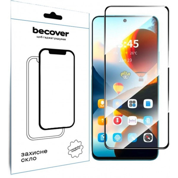 Фото - Захисне скло для смартфону BeCover for Infinix Hot 50 (X6720) Black (712148)