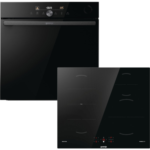 Фото - Комплект техніки Gorenje Духова шафа + Варильна поверхня Gorenje BPSA6747DGWI + GI621FMC