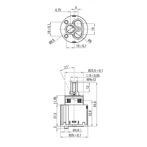 Фото - Смеситель для ванной Deante Silia (BQS_N18P)